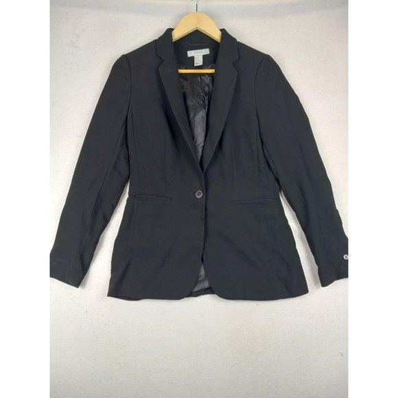 H&M casual black blazer size 8 - Picture 1 of 7